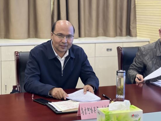 烏吉阿哈買提·吐爾遜副市長赴市人社局調研指導工作